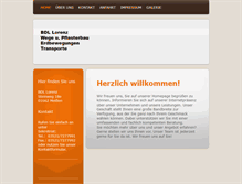 Tablet Screenshot of bdl-lorenz.de